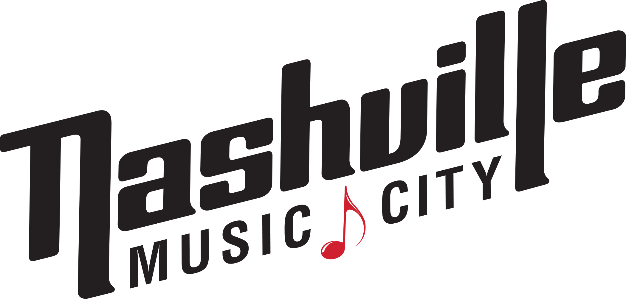 Nashville music city logo